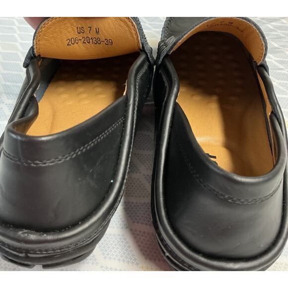 GO TOUR Men\'s 7 Premium Genuine Hand-made Black Leather Casual Slip-on Loafers main image 5